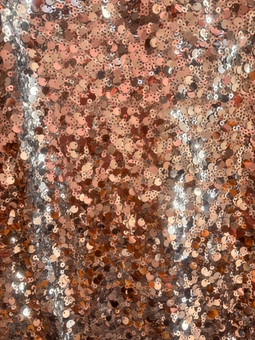 ⭐️NEW Mango Silver Sequin Midi Skirt - Picture 4 of 9